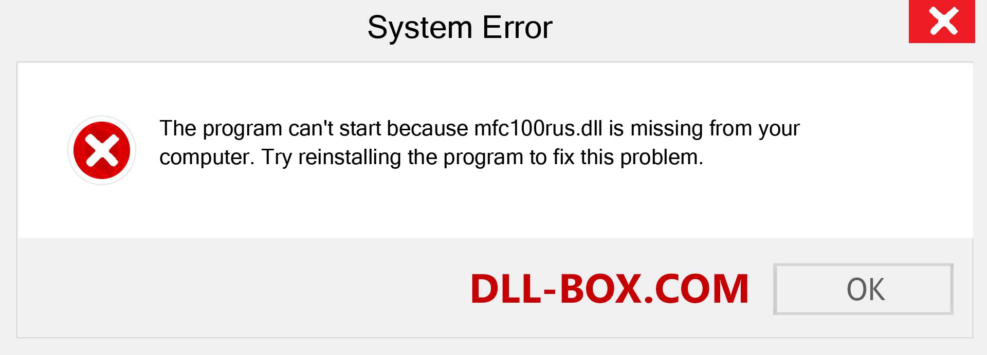  mfc100rus.dll file is missing?. Download for Windows 7, 8, 10 - Fix  mfc100rus dll Missing Error on Windows, photos, images