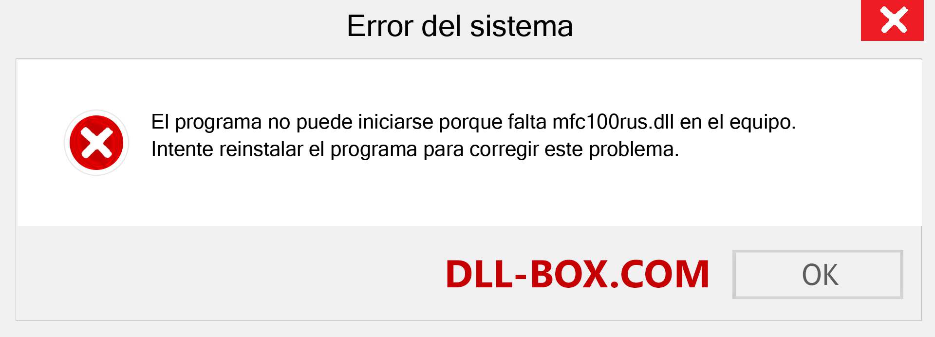 ¿Falta el archivo mfc100rus.dll ?. Descargar para Windows 7, 8, 10 - Corregir mfc100rus dll Missing Error en Windows, fotos, imágenes